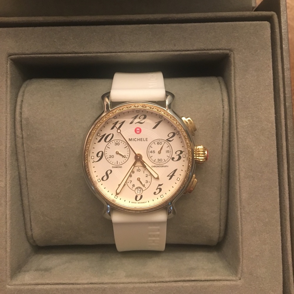 Michele watch case Fluette collection